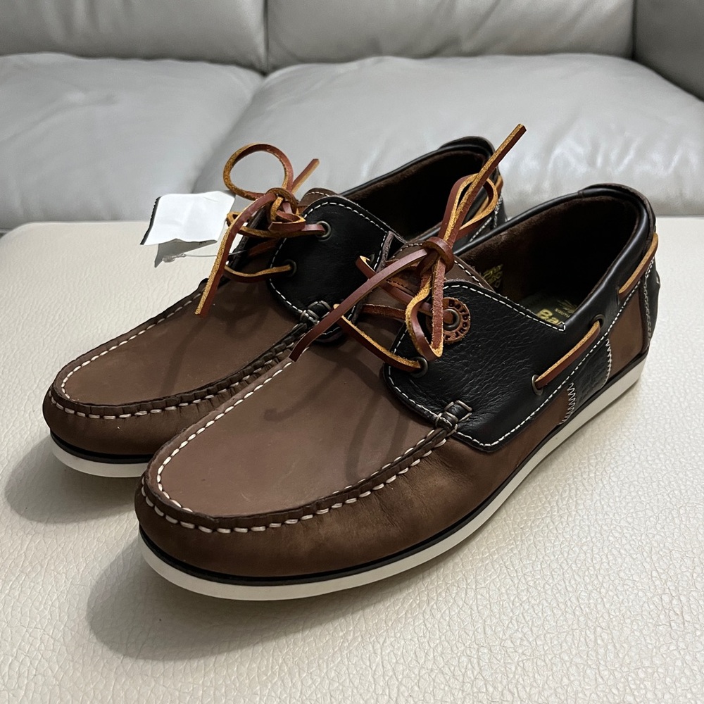 NWOB - Barbour Men’s Wake Boat Shoes - Made in Portugal - UK 10/US 11/EU 44
